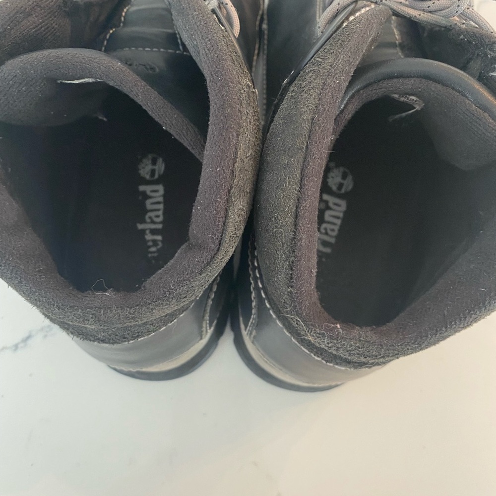 Timberland men leather shoes white stitch 11 M - Picture 8 of 13